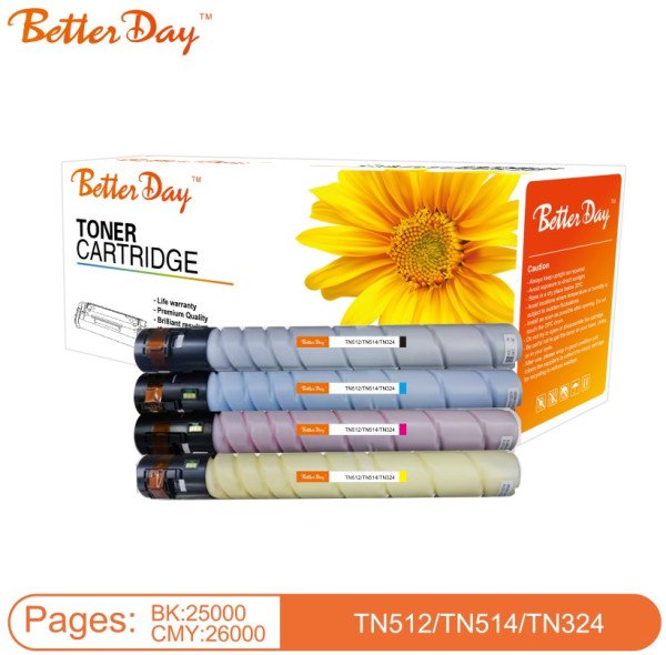 Toner BetterDay * TN512, TN514, TN324 BK MPS zam. kaseta za Konica Black 25k - Slika 2
