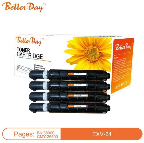 Toner BetterDay * C-EXV-64 Y zam. kaseta za Canon Yellow 25.5k - Slika 3