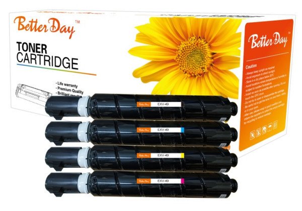 Toner BetterDay * C-EXV-49 Y MPS (Low temperature toner) zam. kaseta za Canon Yellow 19k - Slika 3