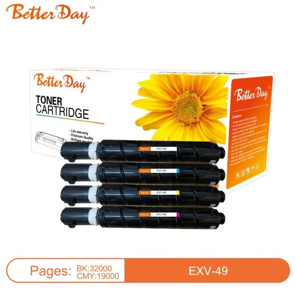 Toner BetterDay * C-EXV-49 Y MPS (Low temperature toner) zam. kaseta za Canon Yellow 19k