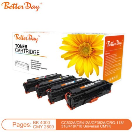 Toner BetterDay CC532A, CE412A, CF382A (304A, 305A, 312A) zam. kaseta za HP Yellow 2.8k