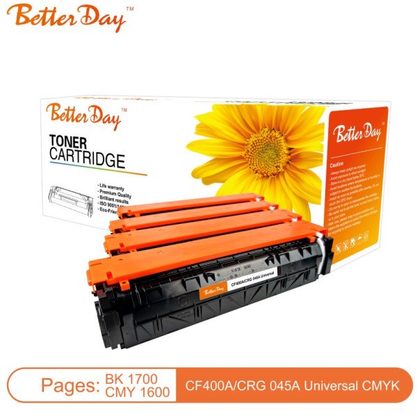 Toner BetterDay * CF400A CRG045A 201A K M252 zam. kaseta za HP Black 1.7k - Slika 3