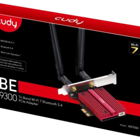 Cudy WE9300 BE9300 Wi-Fi 7 Bluetooth 5.4 PCI-E Adapter V1.0