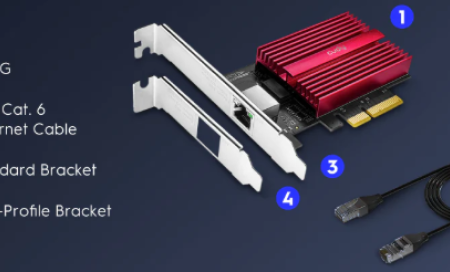 Cudy PE10G 10 Gbps PCI-E Ethernet Adapter