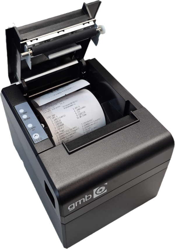 POS-T20/2 RJ11/USB/LAN/RS232, Gembird Thermal POS printer 203dpi, 260mms,80mm + granicnik 57mm - Slika 3