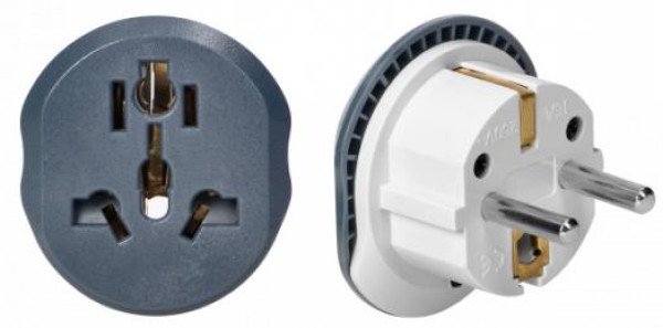 SMART-D1849 Gembird Travel adapter 168 Svetski (UK, SAD, AUS) na Evropski 13A - Slika 3