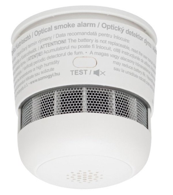 Optièki sensor i alarm prisustva dima
