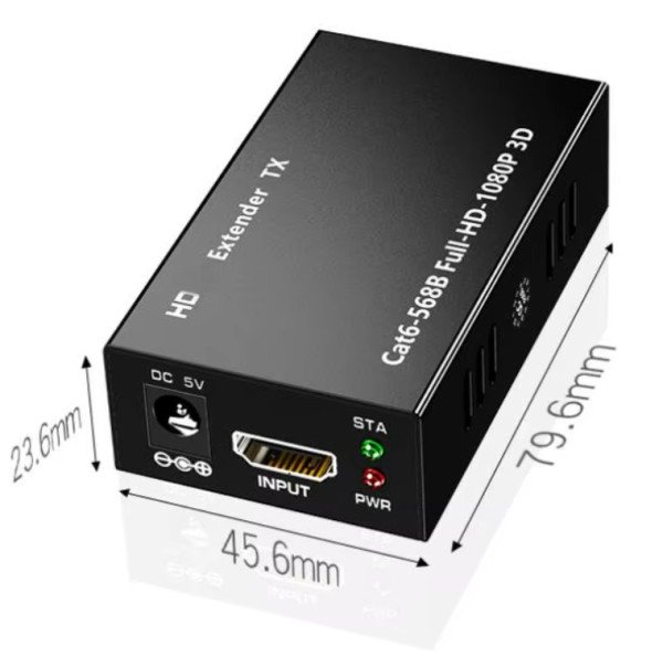 DEX-HDMI-06 Gembird HDMI extender 60m active (CAT6) - Slika 3