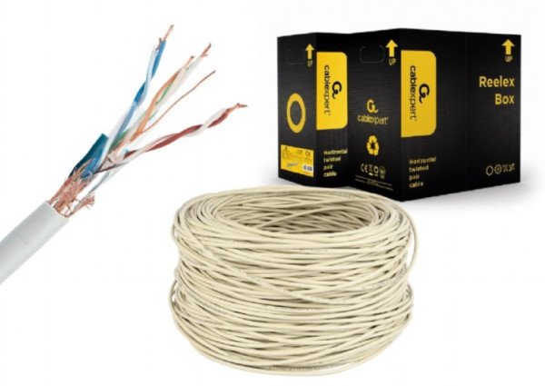 SPC-5004E Gembird SFTP cat.5E Indoor licnasti CU 305m Grey - Slika 3