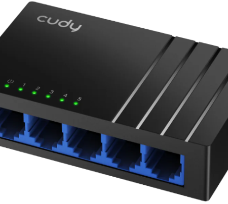 Cudy GS105D 5-Port Gbit Desktop Switch, 5x RJ45 10/100/1000 (Alt. PFS3005-GT-L)