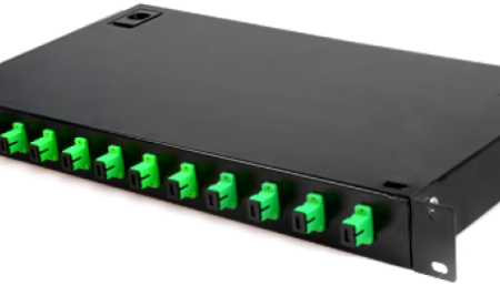 Optièki patch panel ExeLink sa 12 konektora SC/APC za rek orman