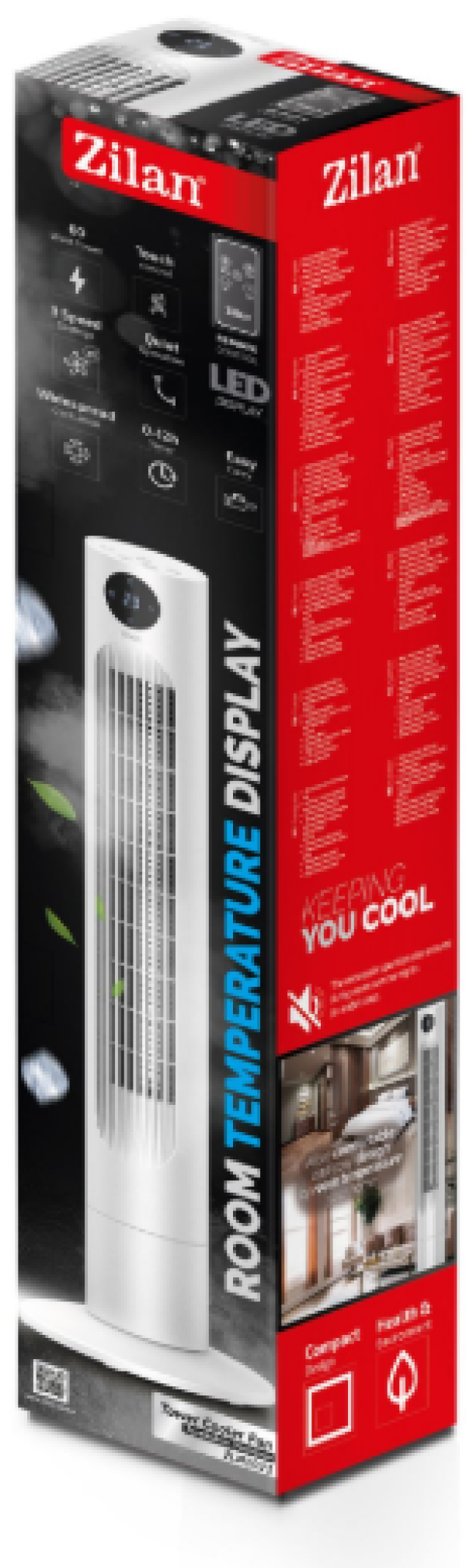 Zilan ZLN1023 Ventilator stubni, daljinski upravljaè, oscilacija 60°, 60W