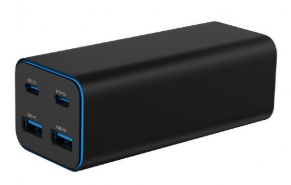 TA-UC-2A2C-PD100-01-BK Gembird 4-port 100W GaN USB PowerDelivery brzi punjacr, black - Slika 2