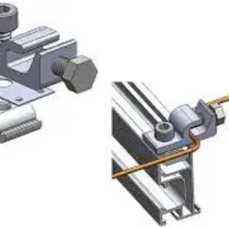 Papuèica za uzemljenje solarne konstrukcije