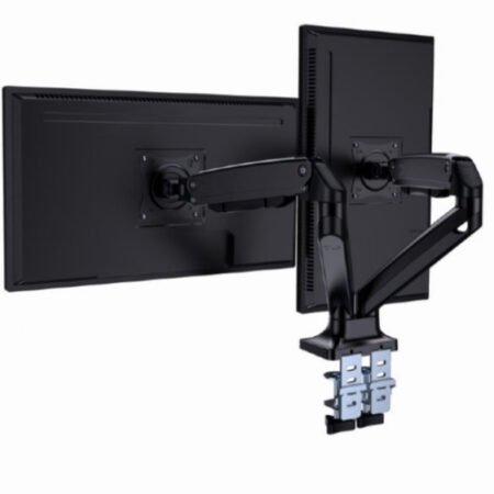 MA-DA2-03 Gembird Podesivi stoni drzac Full-motion za dva monitora, tilt, 17-35 max.2x10kg FO