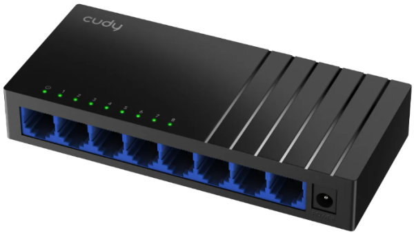 Cudy GS108D 8-Port Gbit desktop Switch, 8x RJ45 10/100/1000 (Alt.PFS3008-8GT-L) - Slika 2