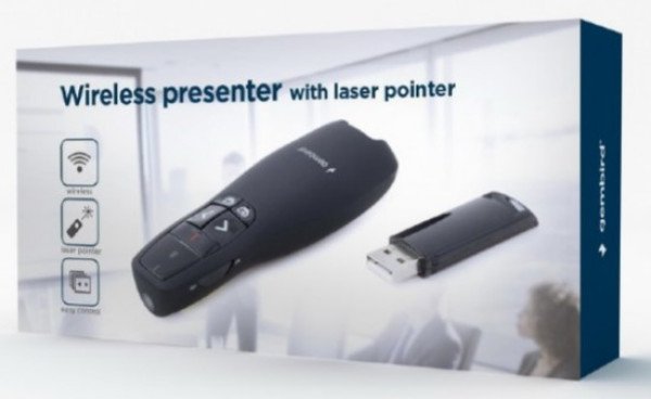 WP-L-12 Gembird Wireless prezenter, laser pointer - Slika 2