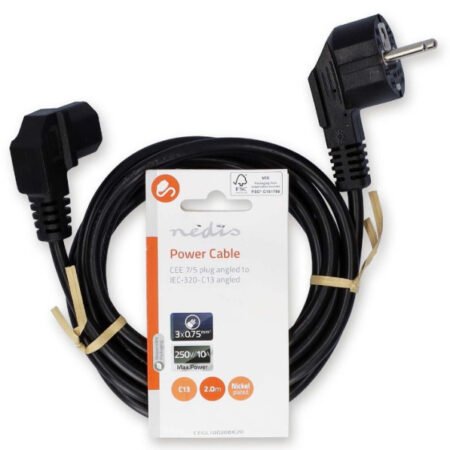 CEGL10020BK20 Kabl za napajanje racunara C13 pod uglom 2m