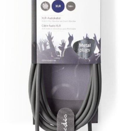 COTH15205GY30 Unbalanced Audio Cable XLR 3-Pin muski na RCA muski, 3m, PVC, Dark Grey