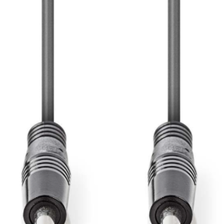 COTH23020GY15 Stereo audio kabl, 6.35 mm Muski na 6.35 mm Muski, Nickel Plated, 1.50 m, Okrugli, PVC