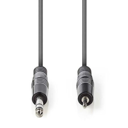 COTH23205GY30 Stereo Audio Cable 6.35mm muski na 3.5mm muski, 3m, Dark Grey