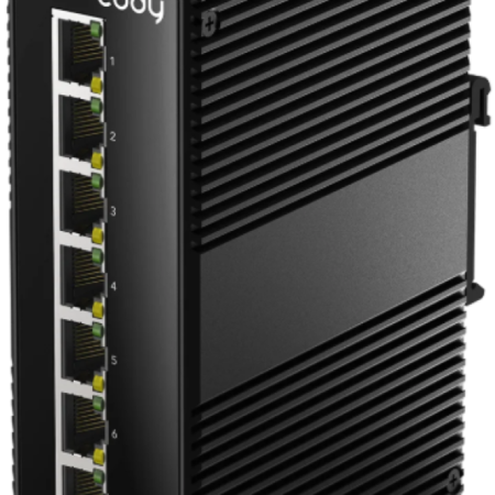 Cudy IG1008 8-Port Gigabit Industrial Switch, 8× GbE, Shielded, Dual-Power Redundancy, IP40