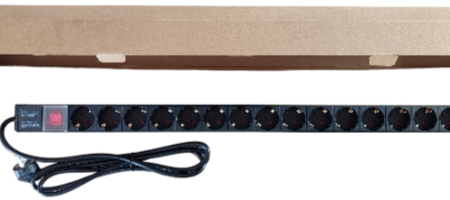 ExeLink Razvodni PDU panel za rack 19 in, sa 15 uticnih mesta, kabl 2m (aluminijum)