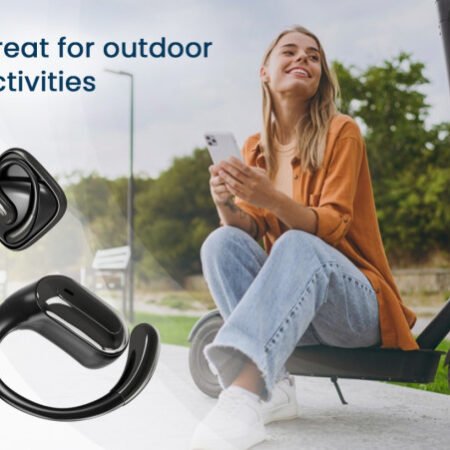 OWS-01-BK Gembird bluetooth V5 open-ear slusalice, TWS, black