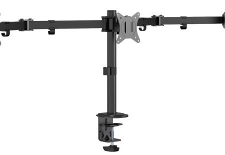 MA-D3-01 Gembird Podesivi stoni drzac za monitor sa tri ruke,tilt,rotacija, okretanje, 17-27 max.7kg