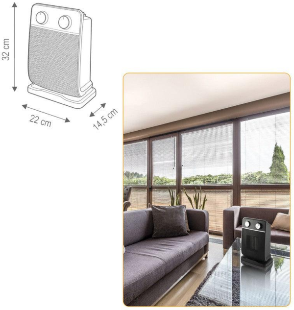 HOME FK 29 * Keramicka grejalica sa ventilatorom