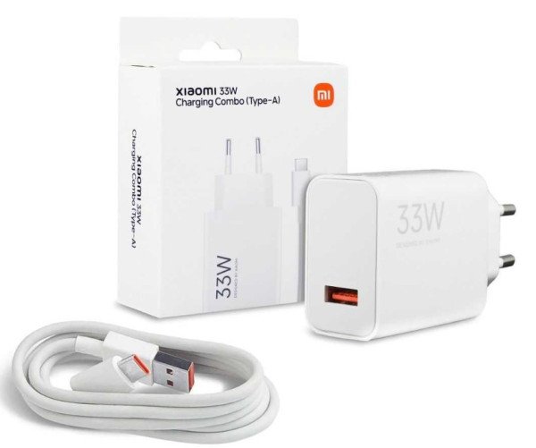 Xiaomi 33W Charging Combo (Type-A) USB-A EU adapter+ kabl Tip-C punjac - Slika 4