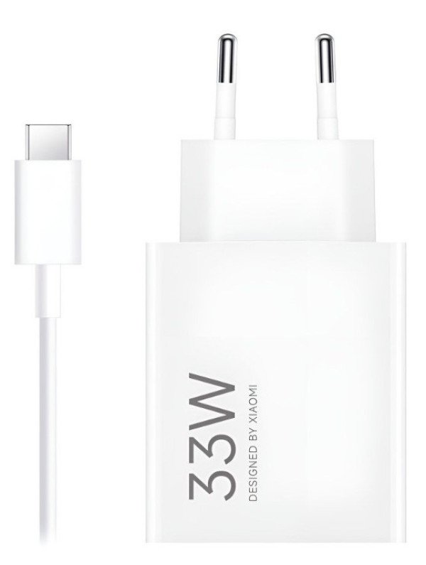 Xiaomi 33W Charging Combo (Type-A) USB-A EU adapter+ kabl Tip-C punjac