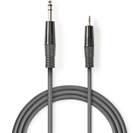 COTH23205GY15 Stereo Audio Cable 6.35mm muski ma 3.5mm muski, 1.5m