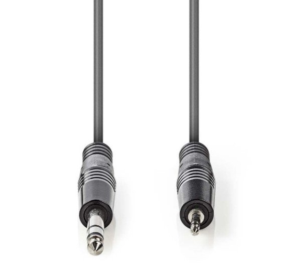 COTH23205GY15 Stereo Audio Cable 6.35mm muski ma 3.5mm muski, 1.5m