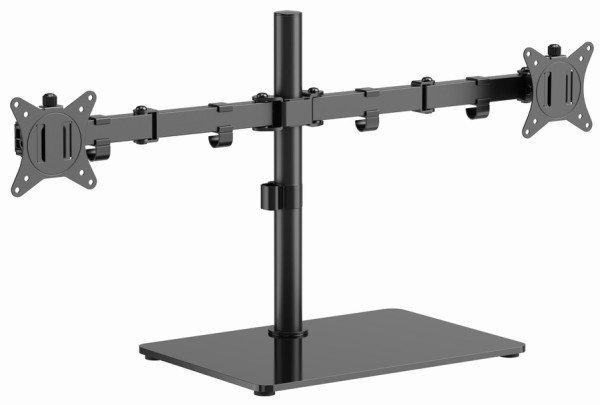MS-D2ST-01 Gembird Podesivi stoni drzac za dva monitora, tilt, 17-32 max.2x9kg