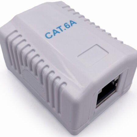NCAC-1F6A-01 kutija za povrsinsku montazu sa jednim portom CAT6A FTP