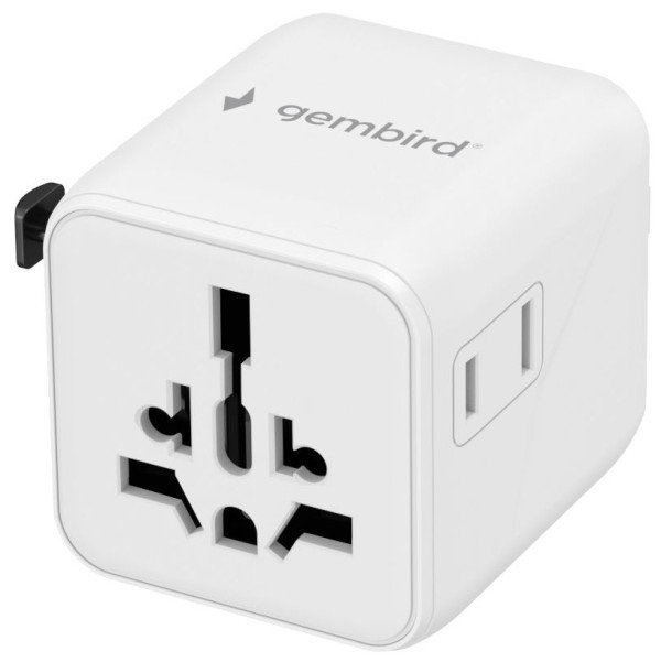 Travel adapter TPA-INT-01-W Gembird Univerzalni - Slika 3