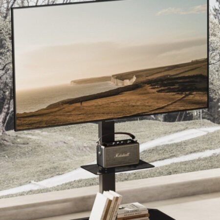 TVS-86ST-01 Gembird Mobilni sto, Vesa, 43-86, crne boje