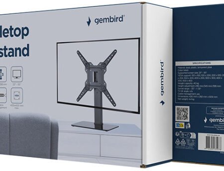 TVS-D55S-01 Gembird TV sto, 23-55, crne boje