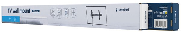 WM-95T-PRO-01 Gembird TV nosac, PRO tilt VESA max 80x40cm, 43-95 max.50kg - Slika 2