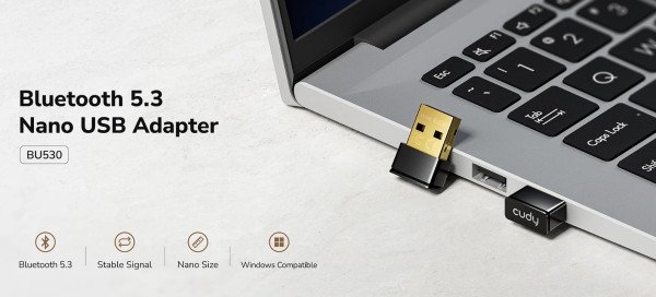 Cudy BU530 Bluetooth 5.3, Nano USB Adapter (alt.BTD-MINI) - Slika 4