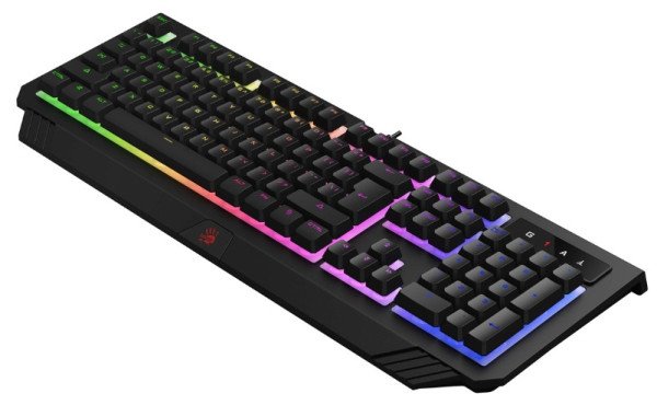 A4-B120N A4Tech Bloody NEON efekt, Gejmerska tastatura USB, US, Crna - Slika 2