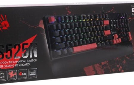 A4-S525N A4Tech Bloody Mehanicka RGB Gejmerska tastatura + Oslonac za zglob