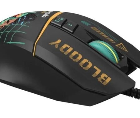 A4-W63 MAX RGB Renegade A4Tech Bloody RGB Gejmerski opticki mis, 2000Hz/100-12.000 Dpi, USB 129mm