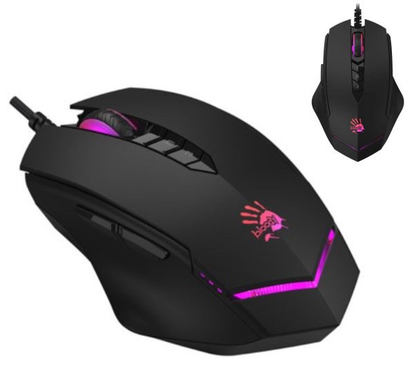 A4-V8M MAX ACTIVATED A4Tech 4-Core Bloody RGB Gejmerski opticki mis, 2000Hz/12.000Dpi, USB 123mm - Slika 4