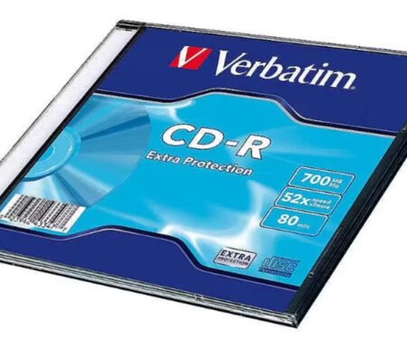 VERBATIM plasticna kutija CD-R 700MB 52X SLIM CASE 43347 43348 77DL/Z
