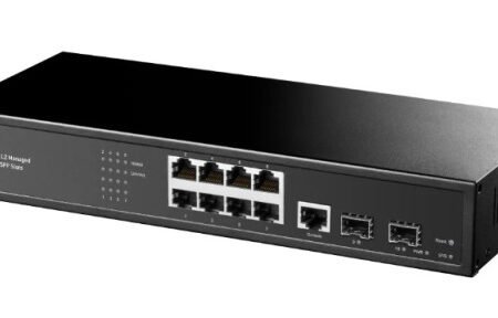 Cudy GS2008S2 8-Port 8-GbE 2-SFP L2 Managed Gigabit Switch