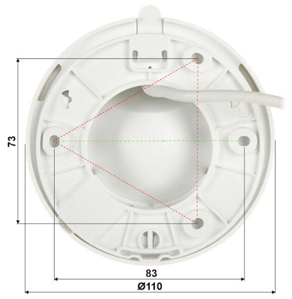 Imou Kamera IPC-T22EP-C IP WIFI 2MP EYEBALL KAMERA IMOU IC 30M, 2.8MM, MIKROFON, PLASTIKA - Slika 4