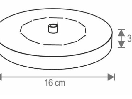 Baštenska plutajuca fontana SWF02 sa solarnim napajanjem 160x30mm
