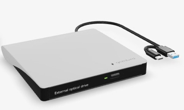 DVD-USB-031-BW Gembird eksterni USB CD/DVD drive Citac-rezac, USB 3.1 + USB-C, black-white - Slika 3
